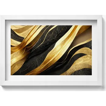 Obraz Nástěnný dekorativní obraz v rámu s grafikou Elegantní abstrakce 30x20 cm