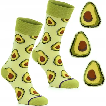 Dámské ponožky Veselé Ponožky Avokádo Měkké Tlusté Bavlněné Elastické 37-40