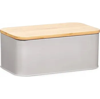 chlebník Chlebník s prkénkem Zeller, šedý kovový