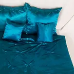 Povlečení saténové 160x200 ANDROMEDA tyrkysová