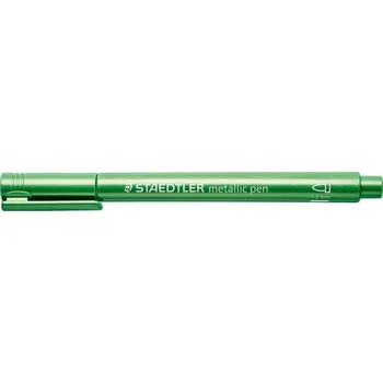 Dekorativní popisovač, stíratelný, zelený metalický Staedtler 1 ks