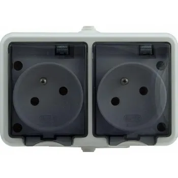 Elektrická zásuvka Hermetická Elektrická Zásuvka Kos-Elektro System , bílá