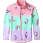 DÍVČÍ MIKINY DUHOVÉ S JEDNOROŽCI SM3538 VELIKOSTI 98-128 Velikost: 110, Barva: Zelinkavá