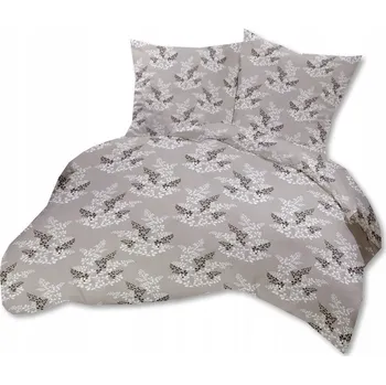 Povlečení Krepové povlečení 140x200 cm + 1 Ks. 70x80 Fíkus béžový