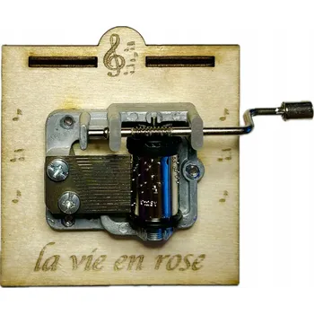 Hudební nástroj pro děti Hrací Skříňka s kličkou a rychlým mechanismem