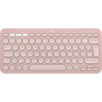 Bluetooth klávesnice Logitech K380 - Růžová, Italská QWERTY