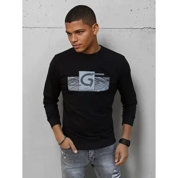 Pánská móda Pánská mikina DSTREET ČERNÁ XXXL