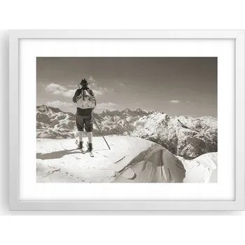 Obraz Obraz plakát v bílém rámu do obýváku 40x30 krajina foto na zeď
