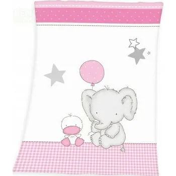 Dětská deka Herding Fynn Dětská deka Slon 100 X 75 CM