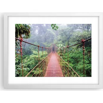 Obraz Obraz plakát v bílém rámu do obýváku 40x30 krajina foto na zeď