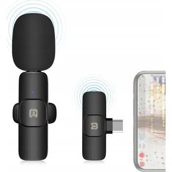 Mikrofon Bezdrátový klopový mikrofon PULUZ pro Android s USB-C