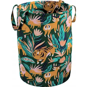 úložný prostor na hračky Yellow Tipi Koš na hračky Tobi zelený