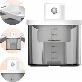 Miska pro psa Pítko s fontánou Dogness, plastové, 3 l