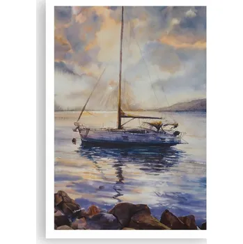 Obraz Plakát na zeď bez rámu 70x100 plachetnice obraz plakáty do obývacího pokoje ložnice