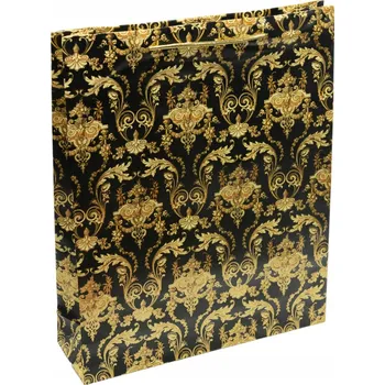 Dárková taška Ozdobná taška dárková taška velká zlatá černá