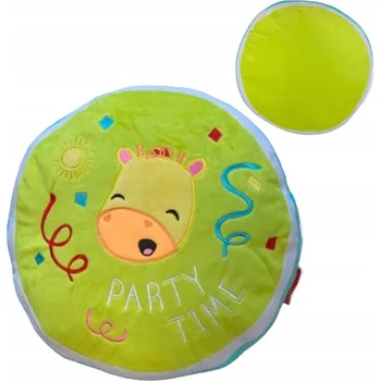 Polštář POLŠTÁŘ FISHER-PRICE PUF PRO DĚTI ŽIRAFA - PODSEDÁK / SEDÁTKO