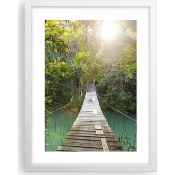 Obraz Obraz plakát v bílém rámu do obýváku 30x40 krajina plakáty na zeď