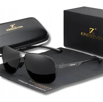 SLUNEČNÍ BRÝLE PÁNSKÉ KINGSEVEN POLARIZAČNÍ UV400 SADA + POUZDRO