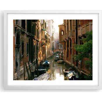 Obraz Obraz plakát na zeď v bílém rámu 50x40 krajina foto do obýváku