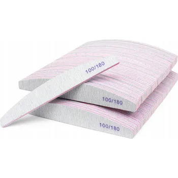 Pilníky na nehty Pamcia 100/180 šedé lodě 100 ks