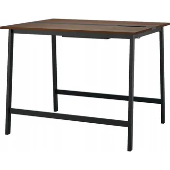 Konferenční stolek IKEA MITTZON Konferenční stůl 140x108x105 cm ořechová dýha/černý