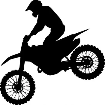 Obraz Samolepka na stěnu Drukant motorkář 35x35 cm