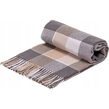 Prostěradlo Deka Rena Home bavlna 140 cm x 200 cm béžová