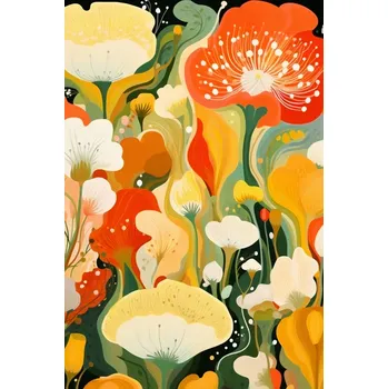 Plakát Plakát Květinový ráj bez rámu 61 x 91,5 cm