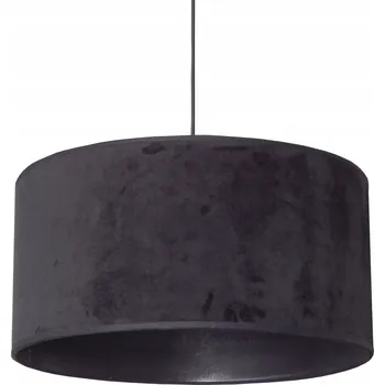 ZÁVĚSNÉ STROPNÍ SVÍTIDLO LED VELUR ČERNÉ průměr 40 cm - MODERNÍ do LOŽNICE