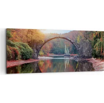 Obraz Foto obraz na plátně 100x40 krajina obývací pokoj ložnice na zeď velký