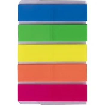 Samolepící bloček Plastové indexové záložky 12x45 mm