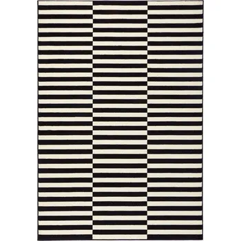 Koberec Koberec do obýváku 160x230 cm, moderní červený vzor s měkkým vlasem