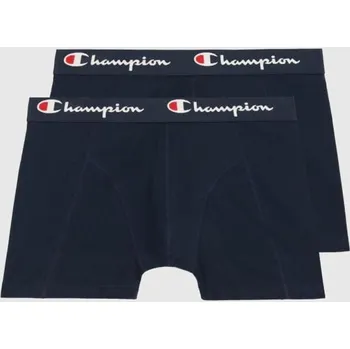 Boxerky Pánské boxerky Smooth Seam 2 Pack Blue - Champion Velikost: S, Barva: modrá
