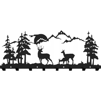 Věšák Šatní ramínko kovový MT3CH černý