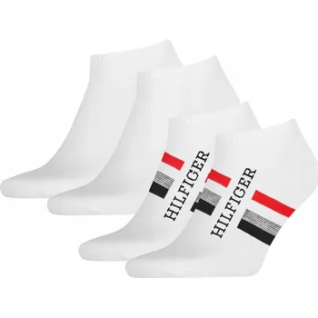 Pánské ponožky Tommy Hilfiger Ponožky 467_01 bílé, velikost 39-42