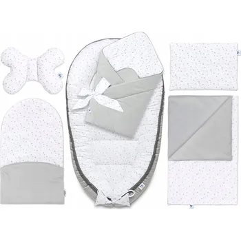 Zavinovačka Hnízdečko pro miminko zavinovačka sada s rychlozavinovačkou bavlna/velvet 6v1 Pepi