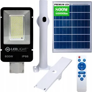 Venkovní osvětlení Pouliční lampa VÖGLER 800 W 80000 lm solární napájení