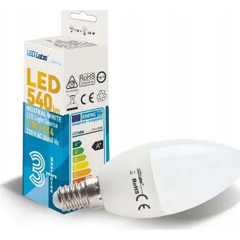 Žárovka LED žárovka Ledlabs E14 7 W C37, teplá bílá