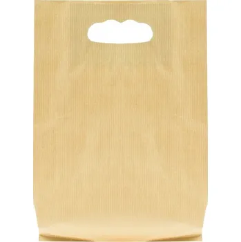 Nákupní taška PAPÍROVÁ TAŠKA NA PEČIVO SKLÁDACÍ EKOLOGICKÁ Sada 50 ks s UCHEM