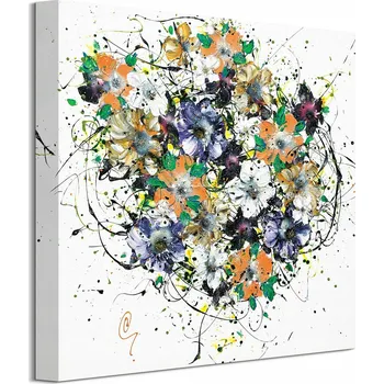 Obraz Clare Sykes Květiny - obraz na plátně 40x40 cm