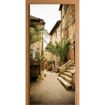 Fototapeta Samolepka na dveře samolepicí stará ulička