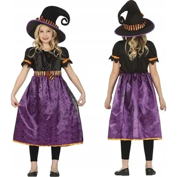 Karnevalový kostým KOSTÝM ČARODĚJNICE HALLOWEEN VELIKOST 146