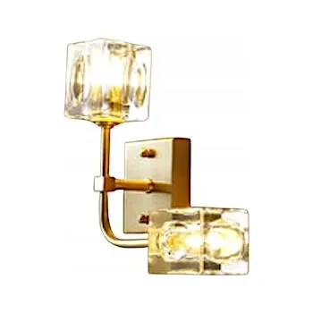 Nástěnné svítidlo MODERNÍ 2-BODOVÉ KŘIŠŤÁLOVÉ NÁSTĚNNÉ SVÍTIDLO