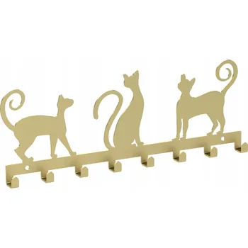 Věšák Šatní ramínko kovový Domer zlatý