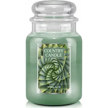 Svíčka Tradiční sójová svíčka Spiral Aloe Kringle Candle 1 ks