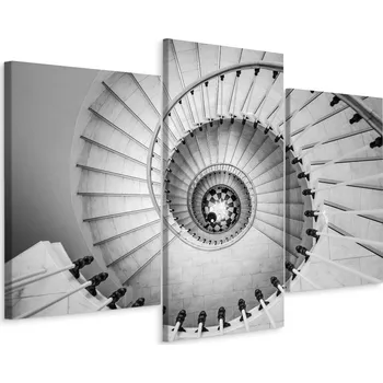 Obraz Obraz Tryptych SCHODY Pohled shora 3D Efekt 60x40