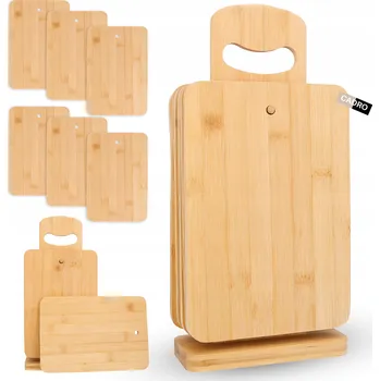 Kuchyňské prkénko Krájecí prkénko Cadro bambusové 6 ks