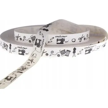 Stuha 5m__ Stuha na zdobení a balení - hvězdičky