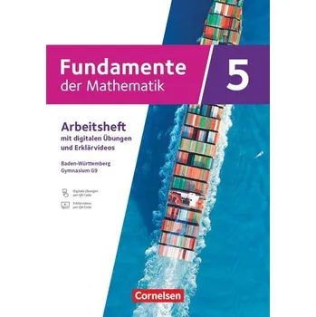 Cizí jazyk Fundamente der Mathematik 5. Schuljahr - Baden-Württemberg - G9 ab 2025 - Arbeitsheft mit Erklärfilmen und digitalen Übungen - M