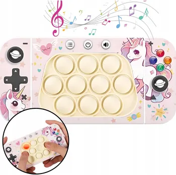 POP IT Dovednostní hra Pop It konzole - Jednorožec